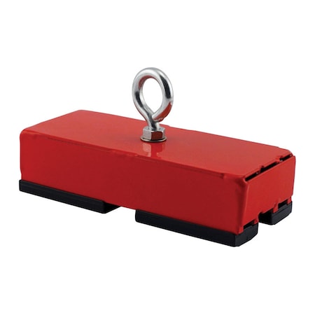 Master Magnetics Magnet Source 5 in. L X 2 in. W Red Retrieving Magnet 150 lb. pull 1 pc 07542